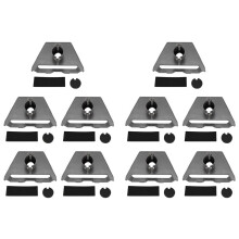 10X for Starlink Gen 3 Pipe Adapter Round Tube Adapter Pole Mount Bracket for Starlink V3 Plate Roof Mount Accessories