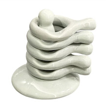 Ceramic 5 Tier Spoon Rest Household Spoon Pillow Holder Japan Style Ceramic Chopsticks Pillow Chopstick Rest for Home