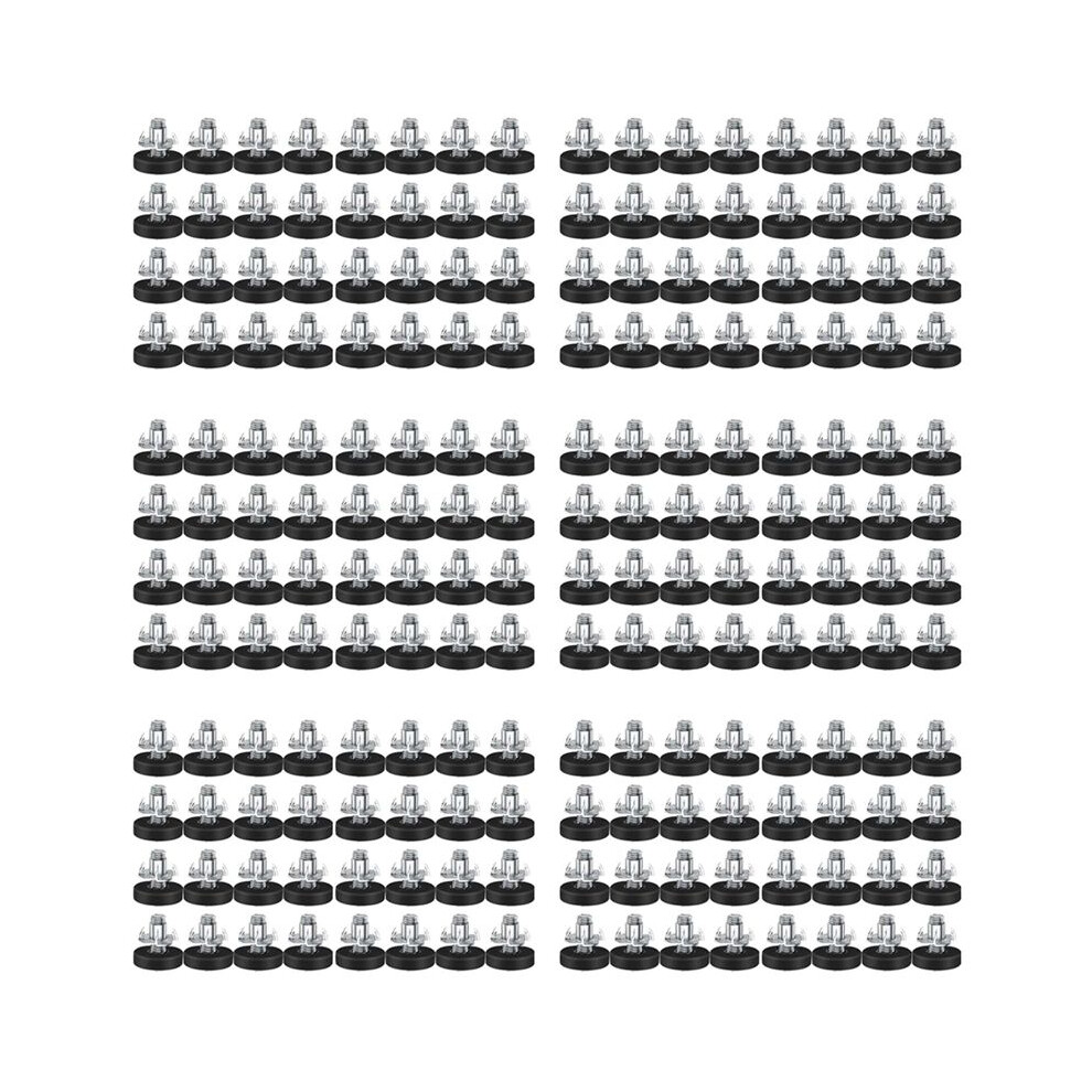 192 Pcs M6 Thread Adjustable Furniture Levelers Screw In Chair Feet Adjustable Furniture Feet Leg Levelers 6031011439705