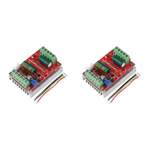 2X BLDC Trefas  Borstlös med Hall Motor Controller 6-60V12V48V Motor 400W Multi-Function Convenient Driver Board 1