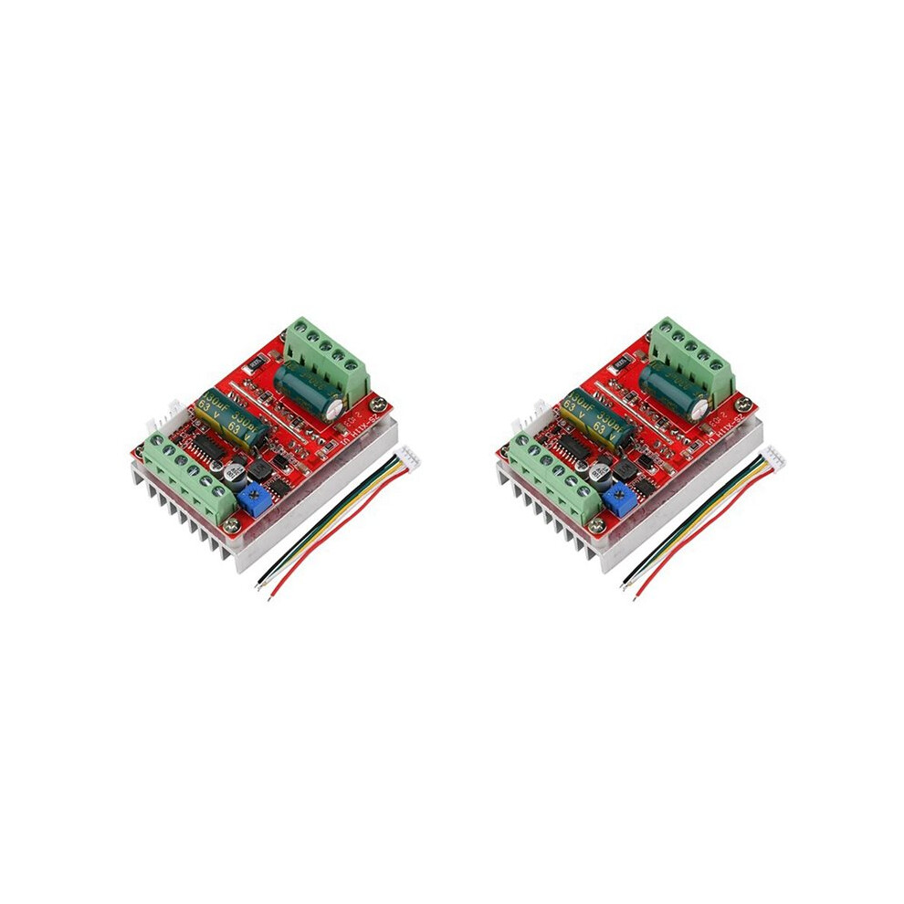 2X Bldc Three-Phase Brushless With Hall Motor Controller 6-60V12v48v Motor 400W Convenient Driver Board 6033079467638