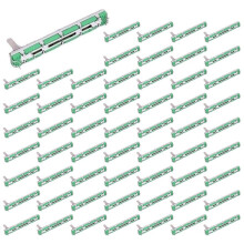 200Pcs 75mm Mixer Fader B10K Double Straight Slide Potentiometer Lot