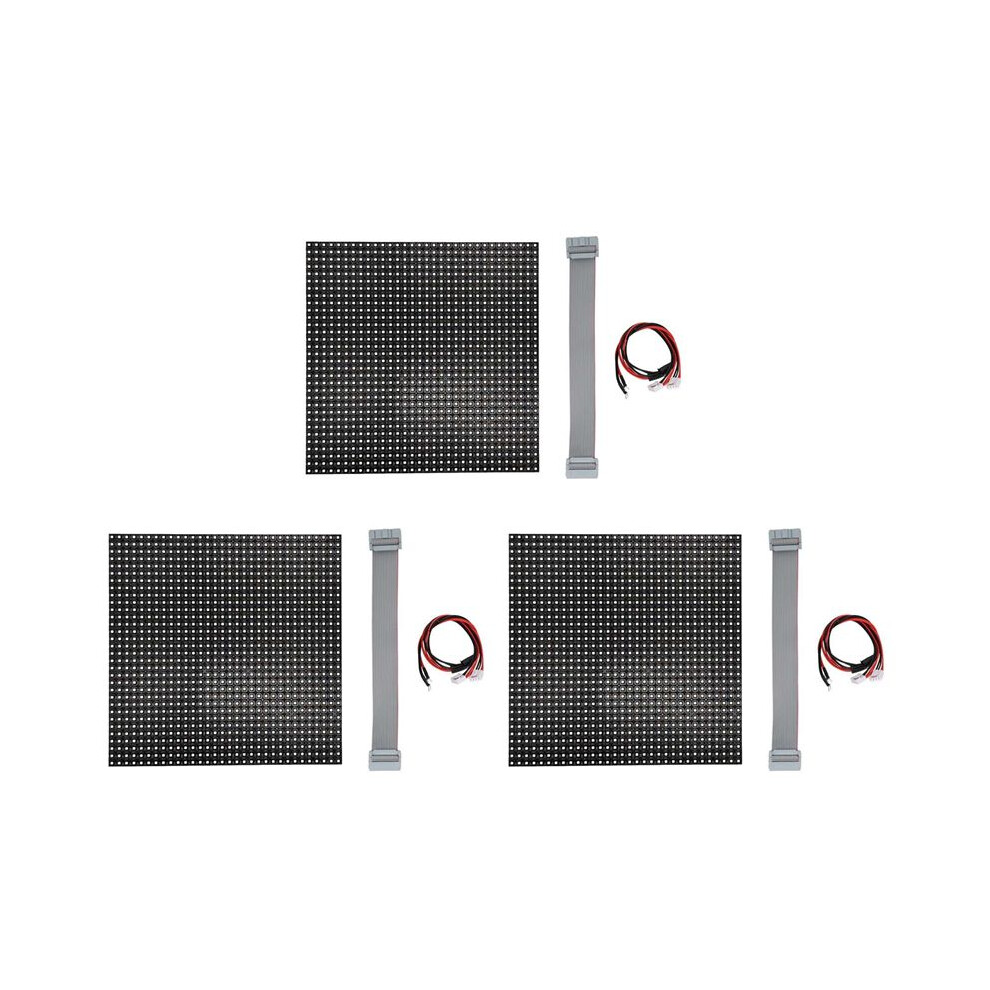 3Pcs P6 Outdoor Led Screen Panel 32X32 Pixels Led Display Module 192X192mm 1/4 Scan Rgb Full Color Led Screen Panel 4714239765734