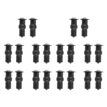 Toilettensitz TOP FIX Sitz Scharnier Lochbefestigungen Gut Mutter Schraube Gummi Zurueck zu Wand 10 Paar