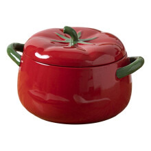 Tomatenförmiges Keramikgeschirr Dessertschale Pastaschale Obstsalatschale Molekularküche Küche Esszimmer