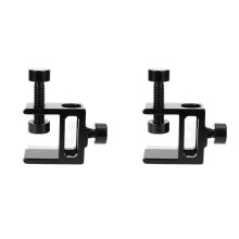 2X Light Stand Table Clamp Adjustable Fixing Clip Outdoor Camping Lamp Camera Holder Bracket Jaw Bench Vice Protector