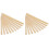 20 Pcs Pottery Teaching Rolling Mud Stick Guide Set, 5 Size Mudboard Guide Wooden Strips, Pottery Tool Clay Tools 1