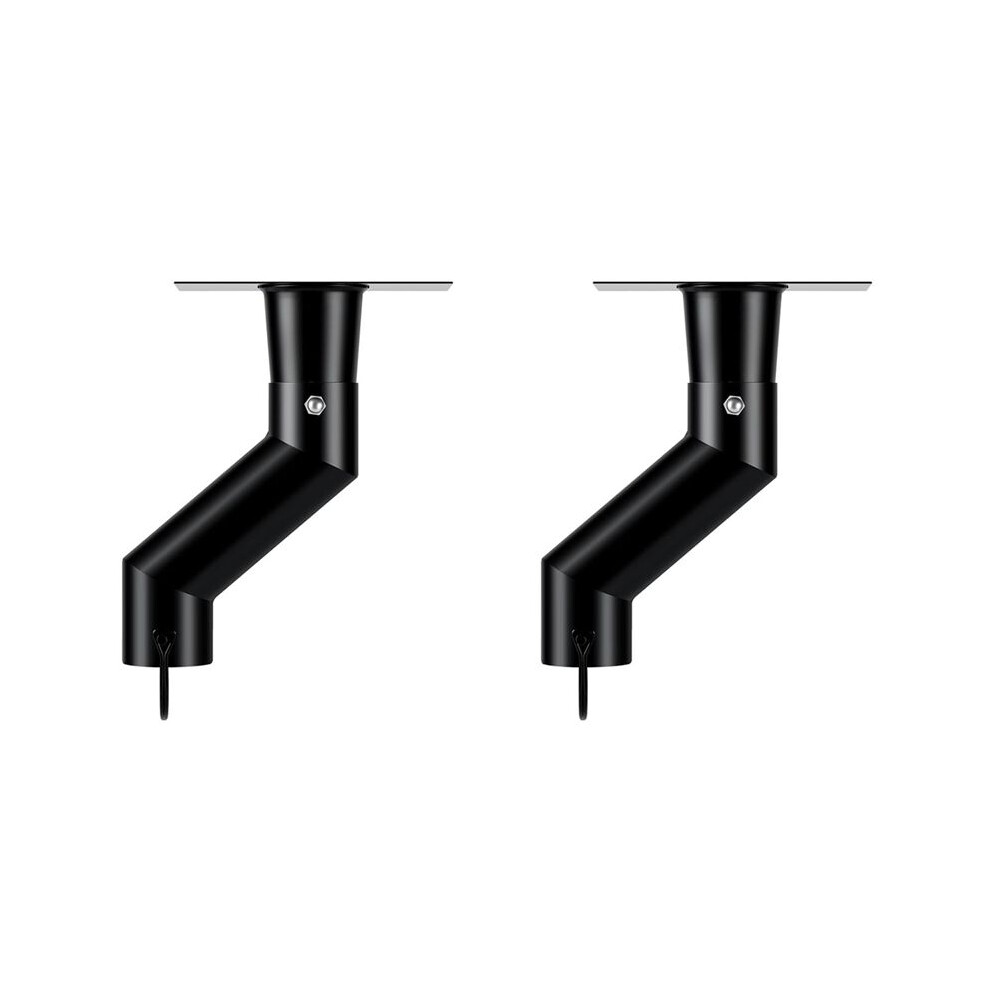 2X Rain Chain Gutter Adapter Black Installation Suit For Gutter Downspout Outlet 6032398859209