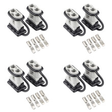 8X 50A 1/0 AWG Batterie Anschluss Kabelbaum Stecker Verbinder Winden Stecker Schnell Trennung Kupplung für USV Batterie Pack Anhänger Gabel Stapler