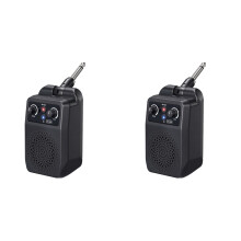 2X Electric Guitar Amp 5W Portable Guitar Amp Built-in 4 Effects Rechargeable Small Guitar Amp