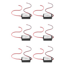 6X 12V Car Rear View Camera Rectifier Relay Capacitor Filter Connector for Rear View Lens Anti-Interference Ballast