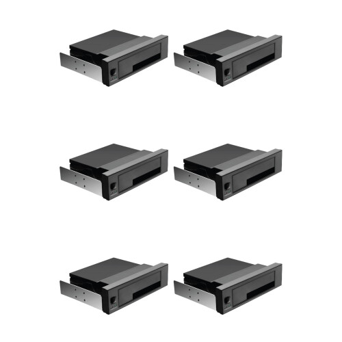 6X Gabinete de Backplane de Disco Rígido  III Interno de 5,25 Polegadas Sem Bandeja Interna Rack de Troca A Quente para HDD de 2,5/3,5 Polegadas
