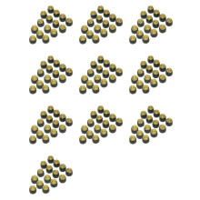 Amplificador AMP de Guitarra de 150 Unidades BotõEs de Encaixe Pretos com Tampa de Alumínio Dourado. Encaixa em Potes de 6 mm de Diâmetro para