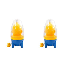 2X Eigeel Shaker -Mixing Garde Eieren Spin Mixer Roeren Maker Puller Handleiding Ei Shake Tool Keuken Koken Bakken Tools