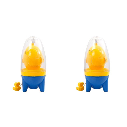2X Eigeel Shaker -Mixing Garde Eieren Spin Mixer Roeren Maker Puller Handleiding Ei Shake Tool Keuken Koken Bakken Tools
