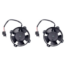 2X 30103018 4inch Cooling Fan Motor Radiator 12V for ATV Racing Dirt Bike Trike RVs Agricultural VA32-A101-62A