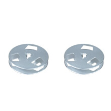 2pcs 1/4 2.5 Inch Takeup Reel,Open Reel Audios Metal Takeup Reel,3 Holes Wind Resistance Hole Silver