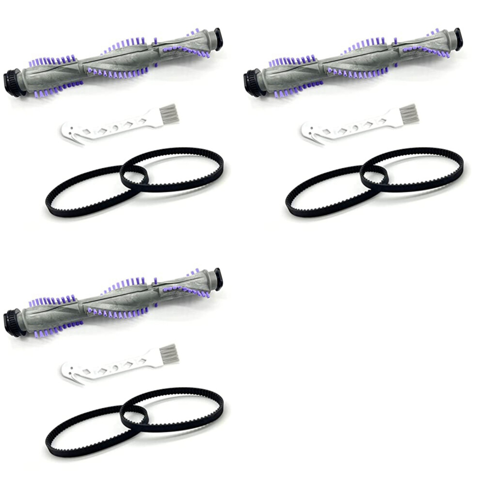 3 Set Replacement Brush Roller And Belt For Navigator Lift-Away Nv350 Nv351 Nv352 Nv353 Nv360 Nv356e Nv42 4713211458893