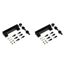 2X Kit Collettore di Aspirazione A 6 Porte Wastegate Carburante Turbo Boost 1/8NPT per Regolatori e Misuratori di Spinta, per Corse