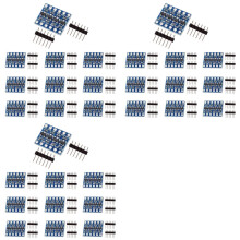 30 Stks 4-Kanaals IIC I2C Logic Level Converter Bi-Directionele Module 3.3V Naar 5V Shifter voor  (Pak van 10)