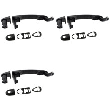 3X Poignée de Porte Extérieure Avant Arrière Gauche Droite T pour Kangoo Express 2008-2017 7701478188