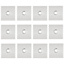 12 Pezzi In Vendita Ganci per Tenda da Campeggio A Forma di S, Ganci per Tende da , Ganci per Luci con Fori per Accessori per Roulotte e