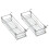 Outdoor Aluminum Table Side Storage Rack Hanging Mesh Expansion Bracket Folding Table Extension Basket Folding Rack 1