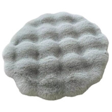 Dog Crate Cushion Round Machine Washable Anti Slip Puppy Kitten Crate Cushion Warm Mat for Camping Travel Shelter A