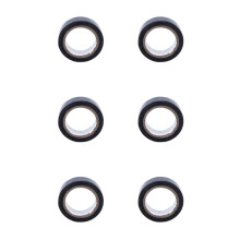 6pcs 19mm X 10m Duct Waterproof Tape, Black