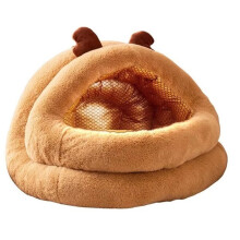 Cama para Gatos para o Natal, Móveis para Animais de Estimação em Clima Frio, Casinha de Natal para Gatos de Pequeno, Médio e Porte