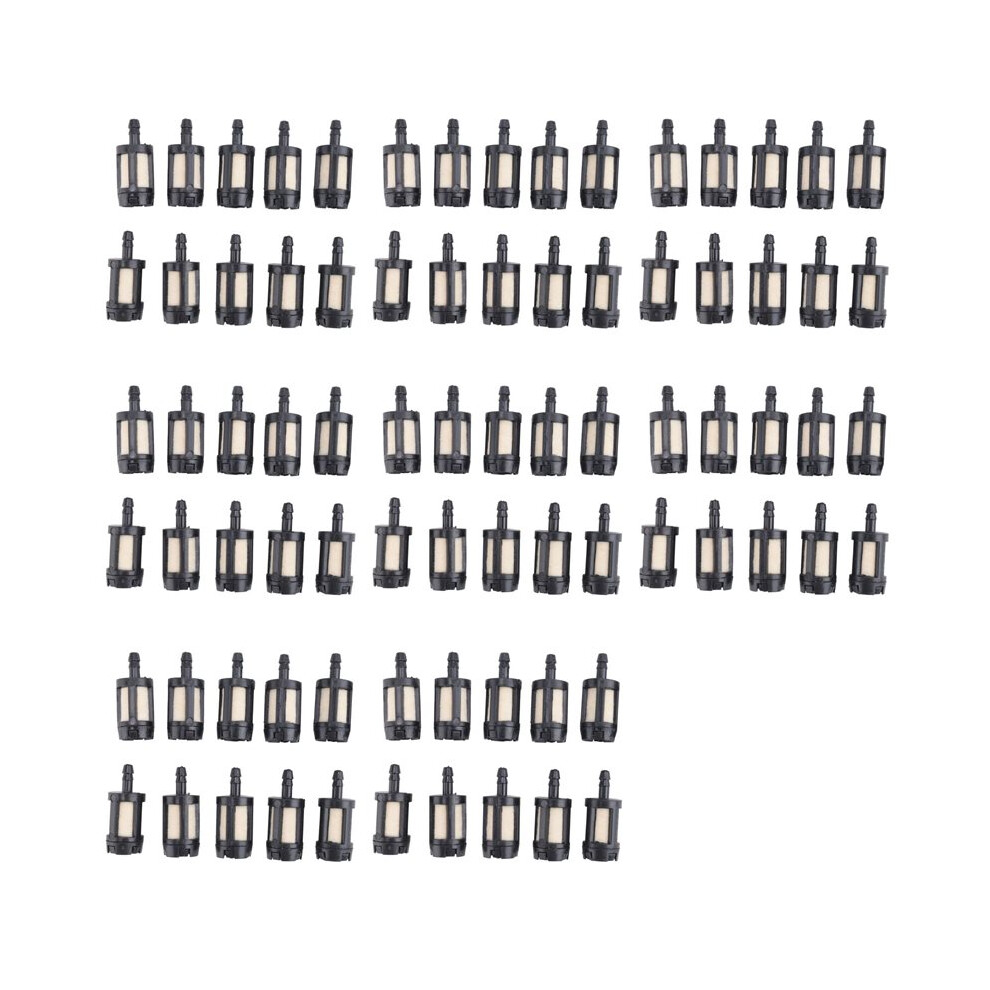 80Pcs Chainsaw Fuel Filters Black 4712562444012