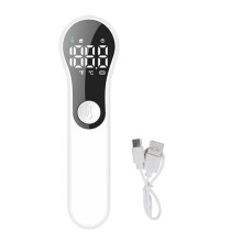 Temperature Gauge for Adults, Infrared Touchless Thermometer, Digital 2-in-1 Forehead and Object Measuring Device