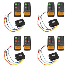 8x 24V 50Ft Auto Wireless Console Winch Remote Control Car Manual Transmitter Button Console for Car Atv Suv Truck
