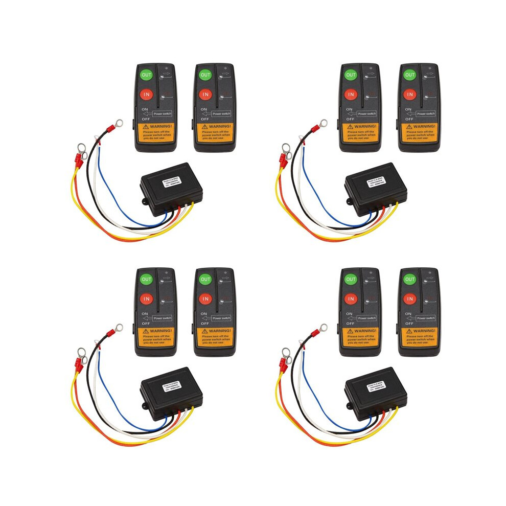 8X 24V 50Ft Auto Wireless Console Winch Remote Control Car Manual Transmitter Button Console For Car Atv Suv Truck 6032755254715