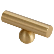 Brass Cabinet Handle - Modern Minimalist Design for Wardrobe and Drawer A