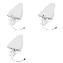 3X 4G LTE 5G High Gain Log-Periodic LDPA Directional Antenna, Outdoor Aerial 800-3700MHz for Enhanced Cell Signal