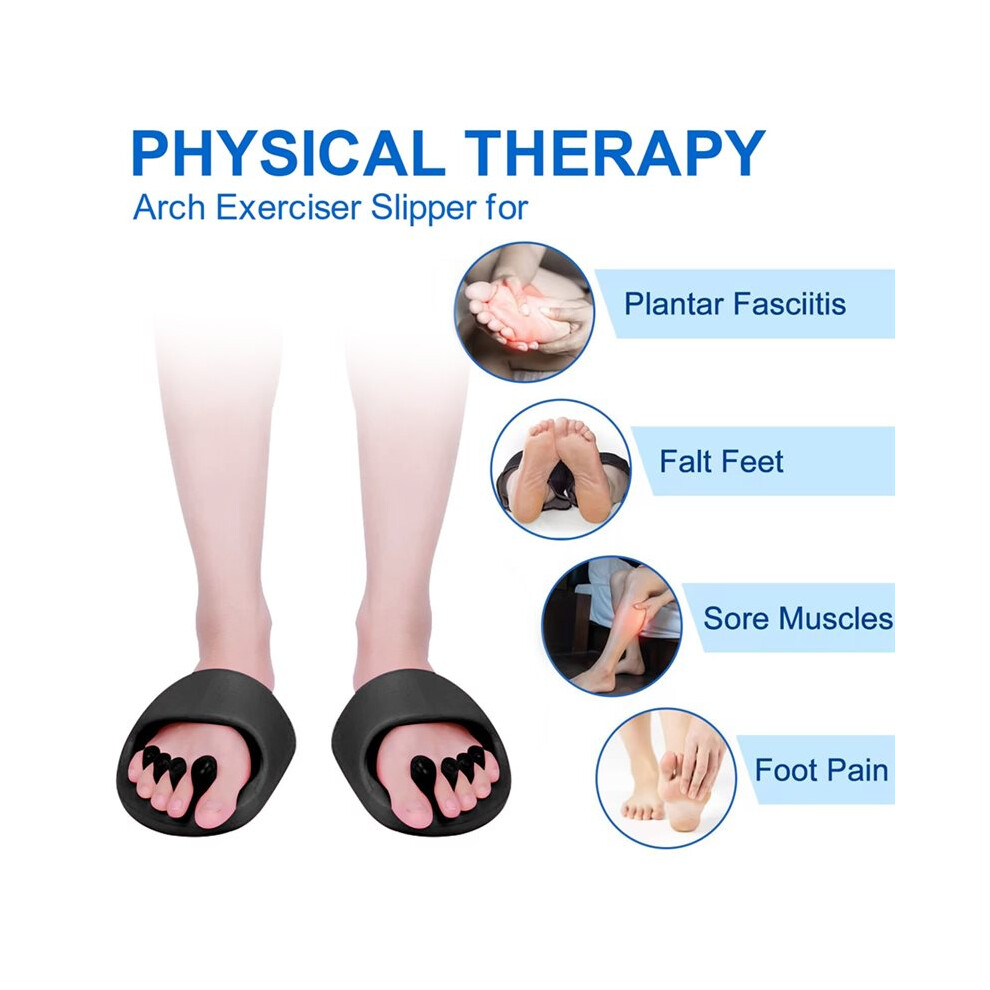 Brecantia Foot Massage Sandals - Acupressure Reflexology Slippers For Men And Women, Deep Muscle Stimulator