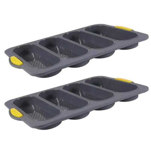 Silicone Baking Mold Restaurant Bread Mould Grade Baguette Bake Tray Non-Stick Oven Tool Kitchen Bakeware Accessories