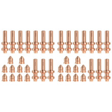 40 Pcs Electrode 256026 Tip 249929 for Miller-Spectrum 875 Auto- Cutter XT60 Torch Consumables Cutter Tips