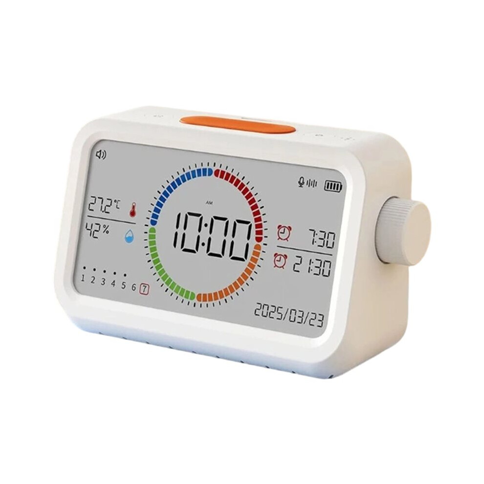 Thermohygrometer Clock Multi-Function Temperature And Humidity Meter Sensor Indoor Clock Temperature Tauoh