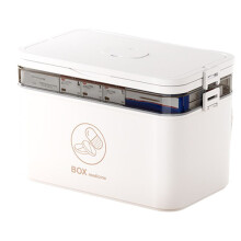 Home Medicine Box Multi-Layer Compartments Medicine Storage Box Portable Multi-Function Home Emergency Medicine Box B