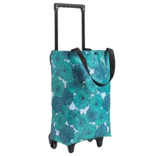 Chariot de Courses Pliable à Roulettes, Sac à Roulettes Imperméable pour Femmes, Chariot de Portable, Idéal pour Monter les Escaliers