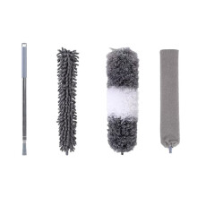 Extendable Microfiber Duster Brush Retractable Long Handle for Dust Removal Car Furniture Cleaning Household Tool