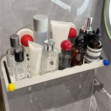 Saugnapf-Lagerregal für Badezimmer, Nicht Perforiert, für Handwaschtisch, Hängeregal für Toiletten, Wandmontage