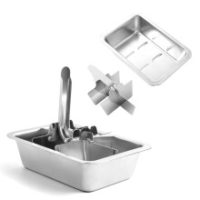 3 Packs 6-Slot IceCube Tray with Easy Release Handle Stainless Steel IceCube Tray for Making Various IceCubes