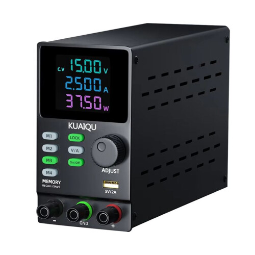 KUAIQU Programmable  Power Supply,30V 10A Adjustable Regulated Power Supply ,RS232 Software Connect PC Edit Stored