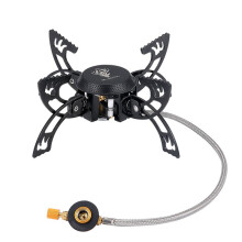 BUERK Portable Camping Stove, Windproof Outdoor Gas Burner, for Tourist, BBQ Compatible Portable,