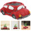 Creative Retro Auto Succulenten Rood 3