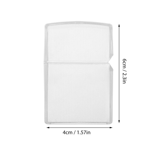 4Pcs Clear Plastic Kerosene Lighter Cover Protective Storage Boxes 1