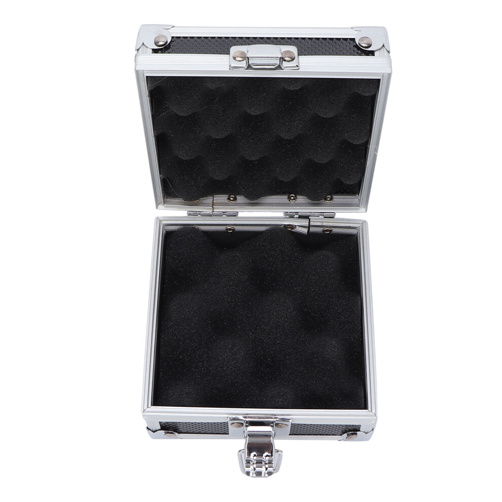 Portable Aluminum Tattoo Machine Storage Box - 11x11x6.5cm